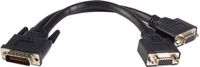 StarTech 20 cm LFH-59 Mannelijk naar Twee Vrouwelijk VGA DMS-59 Kabel