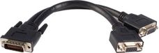 StarTech 20 cm LFH-59 Mannelijk naar Twee Vrouwelijk VGA DMS-59 Kabel