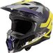 LS2 MX703 X-Force Galuo Grijs H-Vis Geel 06 Crosshelm - Maat 2XL