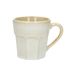 Tasse, facettes, grès, émail réactif, blanc, 300 ml