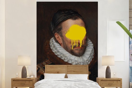 Nr1Wallpaper Behang - Fotobehang Willem van Oranje - Adriaen Thomasz - Geel - Breedte 155 cm x hoogte 240 cm