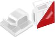 Unyqoos® Clips adhésives – Supports de câbles pour une gestion organisée des câbles à la maison et au bureau, forte adhérence, sans résidus, adaptés aux câbles USB/HDMI/Ethernet