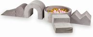 Mimii Foam jeu avec piscine à balles ronde + 5 éléments
