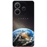 Xiaomi Siliconen hoesje - Compatibel met Xiaomi Redmi Note 14 4G - ontwerp earth