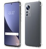 Beschermhoes Xiaomi Beschermhoes van siliconen, schokbestendig, transparant voor Xiaomi 12/12 X 5G