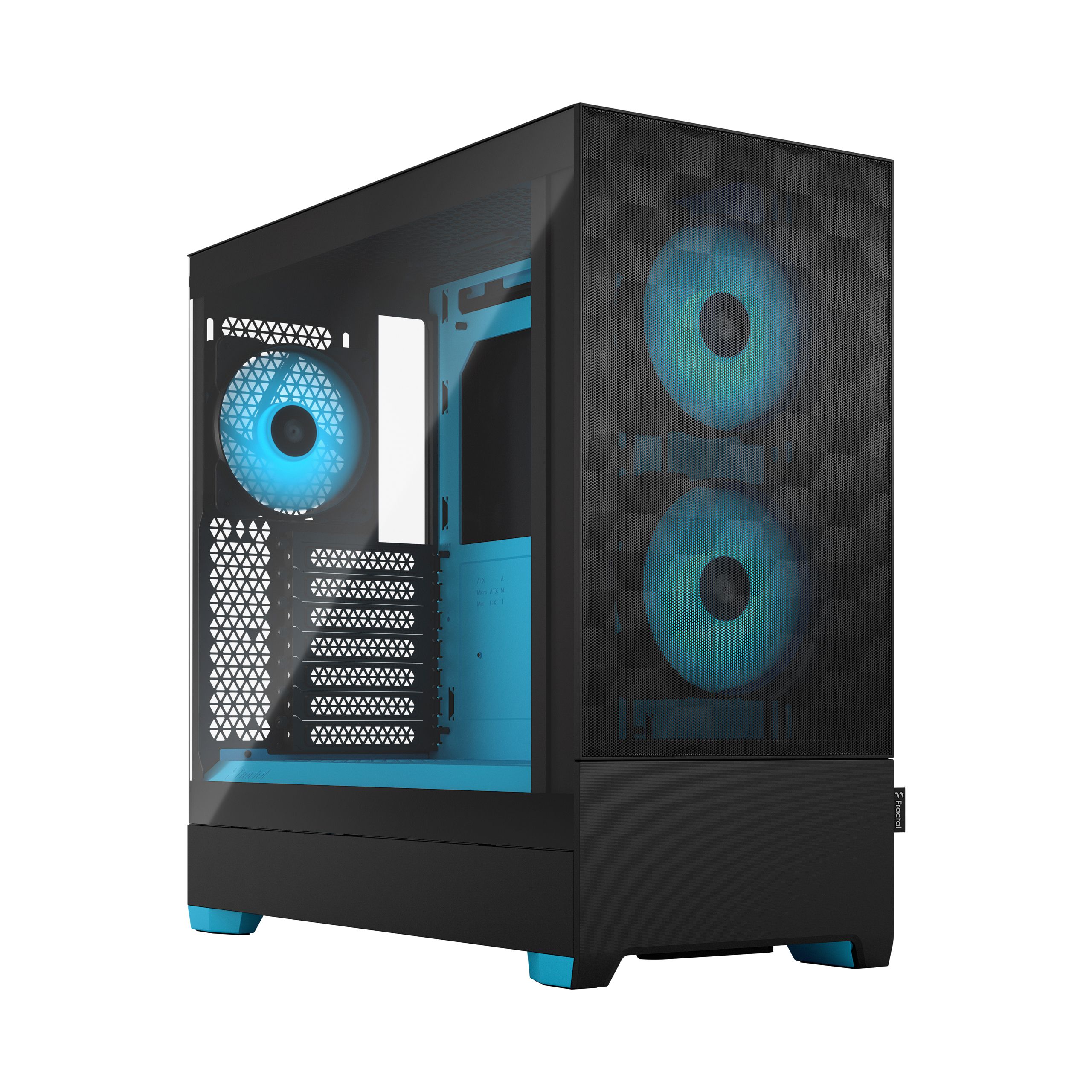 Fractal Design Pop Air Tower Zwart, Cyaan
