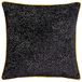 Paoletti Estelle Kussenhoes, Zwart/Goud, 45 x 45cm