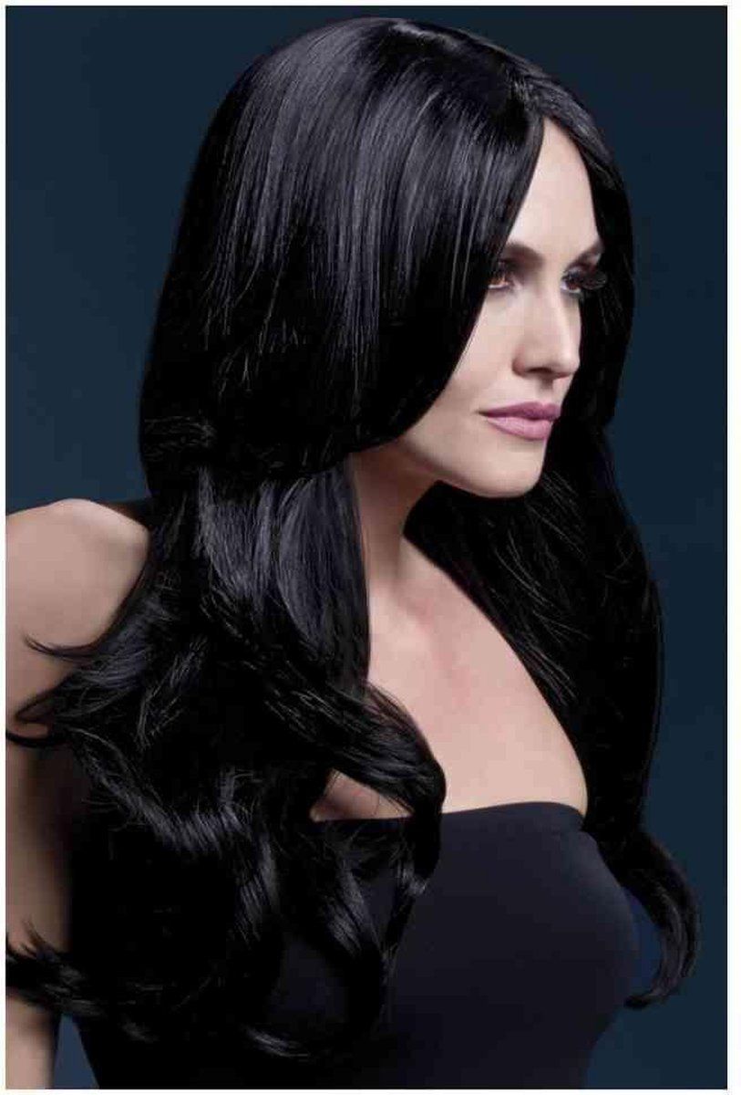 Fever London Pruik Khloe Zwart - Synthetisch - Zwart - 5020570425411