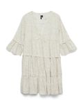 VERO MODA Vmdicthe 3/4 Tunic Wvn Ga, Pumice Stone, L dames