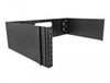 Delock 19 inch Wandhalterung 3 HE faltbar schwarz