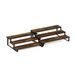 Furinno Ravel 3-Tier Multifunctionele Uitbreidbare, Nestable Keuken Aanrecht Kruidenrek Organizer, Set van 2, Amber Pine/Zwart