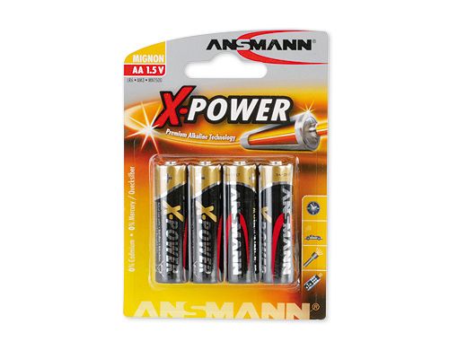 Ansmann Mignon AA LR6 Alkaline Batterijen - 4 stuks