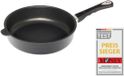 Casserole sans marque 28 cm - Poêle antiadhésive - Fonte - Noir
