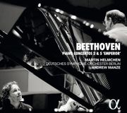 Concertos Martin Helmchen, Deutsches Symphonie-Orchester Berlin, Andrew Manze - Beethoven: Piano Concertos 2 & 5 Emperor (CD)