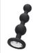OUCH!Shots - Ouch! Shots BV Silicone Beaded Diamond Butt Plug - Black