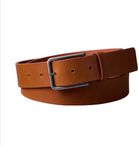 Calvin Klein Heren Broekriem Polyester Klassieke gesp Bruin
