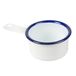 6 Enamelware 6 stuks mini-potten, 200 ml, wit