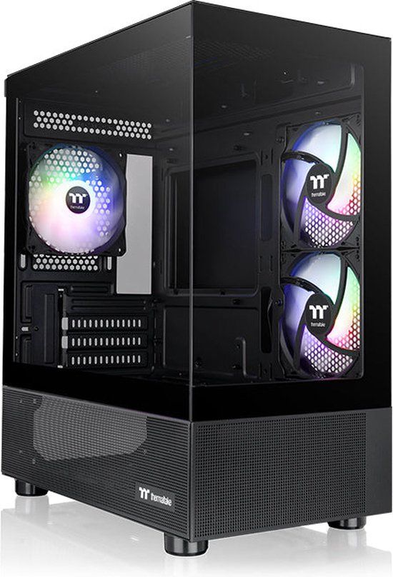 Thermaltake View 170 TG ARGB Micro - PC Case - Behuizing - Gehard Glas - 3x120mm Ventilator - Zwart