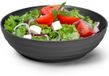 Plasticforte Rond diep bord/schaaltje - Zwart - Kunststof - D19 x H5.5 cm