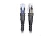 PatchSee TP-6A-F/2 câble réseau Noir 0,6 m Cat6a U/UTP