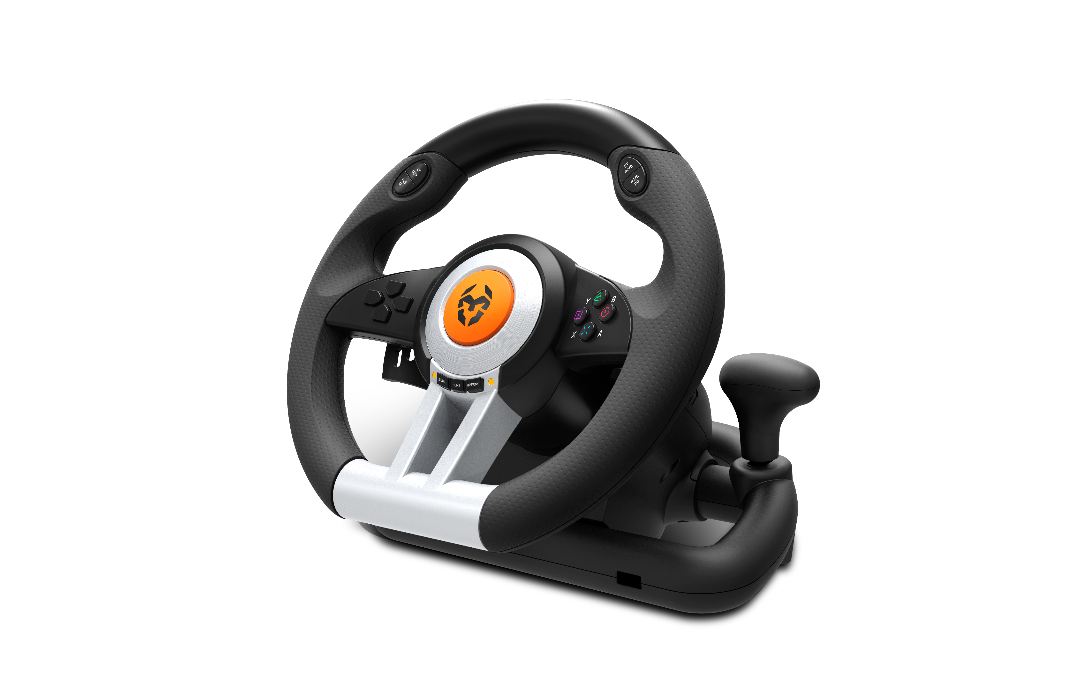 Krom K-Wheel - Game Controller - Zwart
