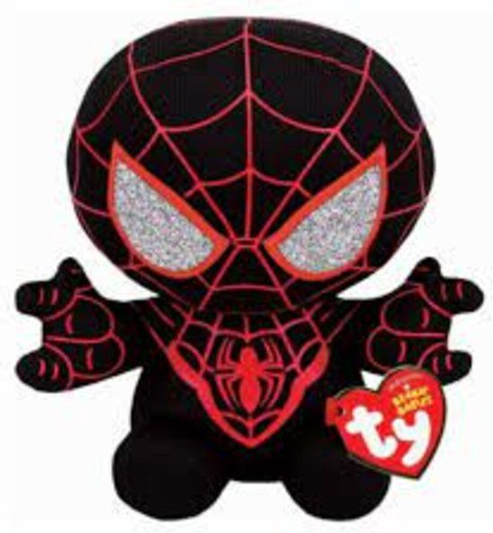 Ty Toys TY Marvel Miles Morales 15 cm Pluche Knuffel - 0008421411603