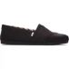 TOMS Heren gerecycled katoen AlpargataLoafer Flat, Zwart, 40 EU