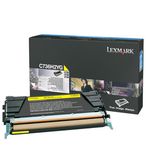 Lexmark C736 / X736 / X738 Gele Toner Cartridge - 10.000 Pagina's - C736H2YG