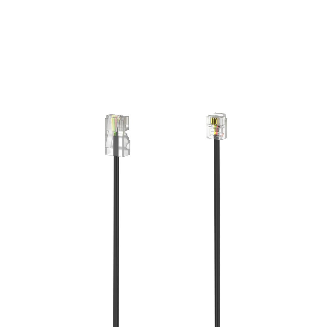 Hama 00201142 Telefoon Kabel - RJ-11/RJ-45 - 6m - Zwart