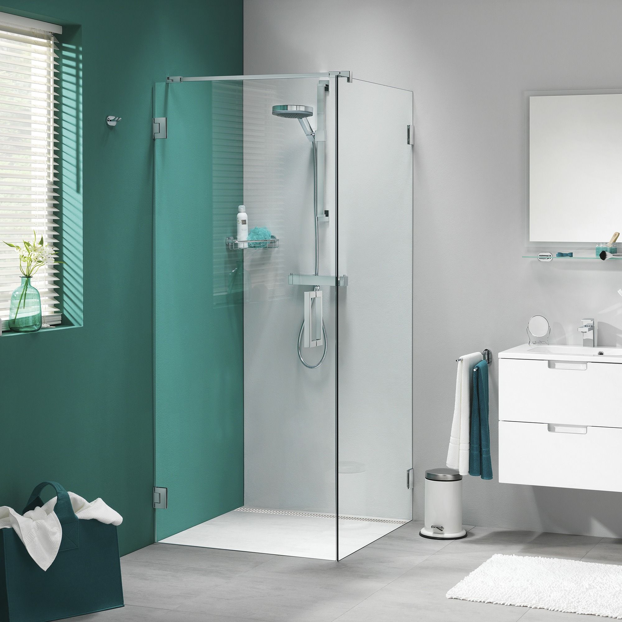 Sealskin CK011006335100 Douchecabine - Chroom - 200x210x98cm - Glas