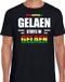 Bellatio Decorations Shoppartners Bv Geleen / Gelaen Carnaval verkleed outfit / t-shirt zwart voor heren - Limburg Carnaval verkleed outfit / kostuum - What happens in Gelaen stays in Gelaen L