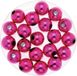 Merkloos Glans deco kralen - Acryl - Sieraden maken - Roze - 120 stuks - Dia 10 mm