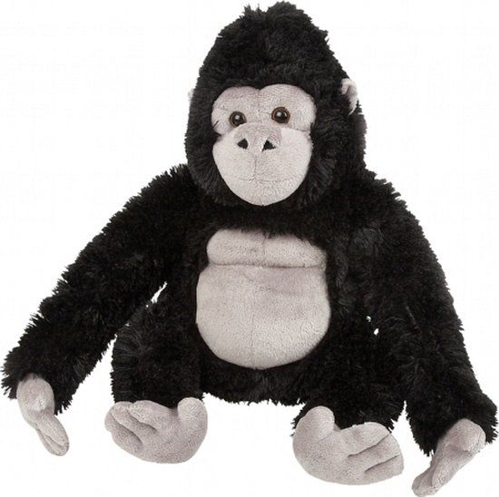 Ravensden Pluche Gorilla Knuffel - 30 cm - Aap Knuffel - Multi