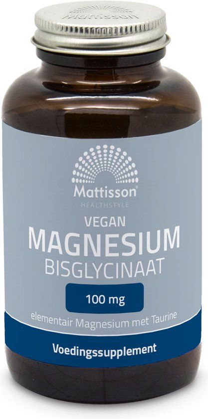 Mattisson Magnesium Bisglycinaat 833mg - 90 Tabletten