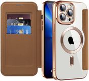 Techsuit - SmartMag Book Case - iPhone 13 Pro - Marron