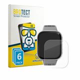 BROTECT Screenprotector 6 Stuks voor Amazfit Bip Max Beschermglas transparant