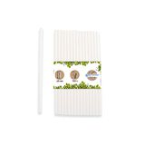 GREENBOX Jumbo Papieren rietjes, 23 cm, Ø 8 mm, Biologisch afbreekbaar, Witte rietjes, Milieuvriendelijk, 150 Stuks