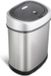 Rijoka Poubelle à capteur - 12 Litres - Inox Argent - Fermeture douce - Anti-traces de doigts - Design Moderne
