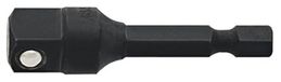 Unior 9616809 Socket Adapter, 1/4-1/2-inch, 50 mm