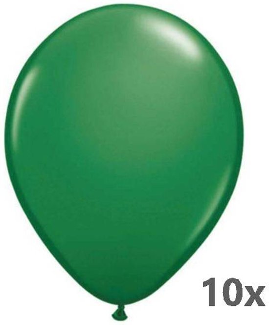 Folat - Ballonnen - Metallic - Groen - 10st.