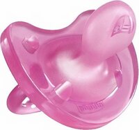 Chicco fopspeen Physio Soft siliconen roze 16 maanden roze