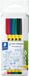 STAEDTLER Noris® writing pen 307 - Fineliner - kartonnen set met 4 kleuren