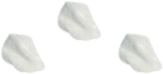 Kymo 3 witte microvezeldoekjes voor Stoomreiniger Plus en 9 in 1 Stoomreiniger