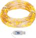 vidaXL Lichtsnoer met 400 microLED's, warmwit, 8 functies, 40 m