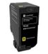 Lexmark 74C20Y0 Cartouche de toner - Jaune - Rendement de 3 000 pages - Compatible avec CX725de, CX725dhe, CS725de, CS720de
