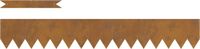 vidaXL Grasafscherming 10 st 100 x 0,05 x 15 cm Roestig