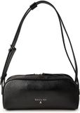 Patrizia Pepe Schoudertas Leder 28 cm - Dames - Zwart