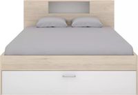 Vente-unique Bedframe hout natuurlijk licht 140 x 190 cm