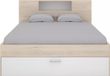 Vente-unique Bedframe hout natuurlijk licht 140 x 190 cm