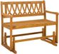 vidaXL Banc de jardin Naturel 110 x 59 x 97 cm Bois d'acacia massif